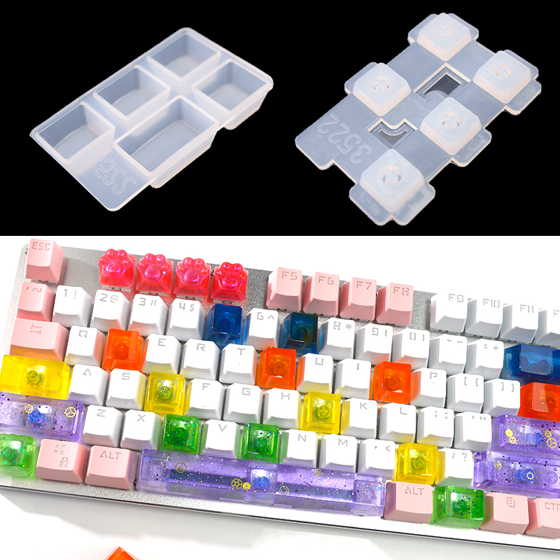 キーキャップ樹脂モールドシリコーンキーキャップ Moldes - Resin Art Equipment のレビューと価格