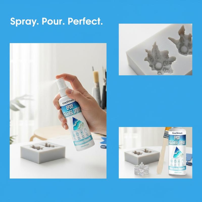 エポキシモールド脱型スプレー 非毒性リリース剤 簡単な樹脂モ - Release Spray Silicone のレビューと価格