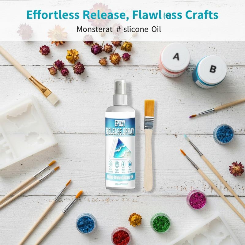 エポキシモールド脱型スプレー 非毒性リリース剤 簡単な樹脂モ - Release Spray Silicone のレビューと価格