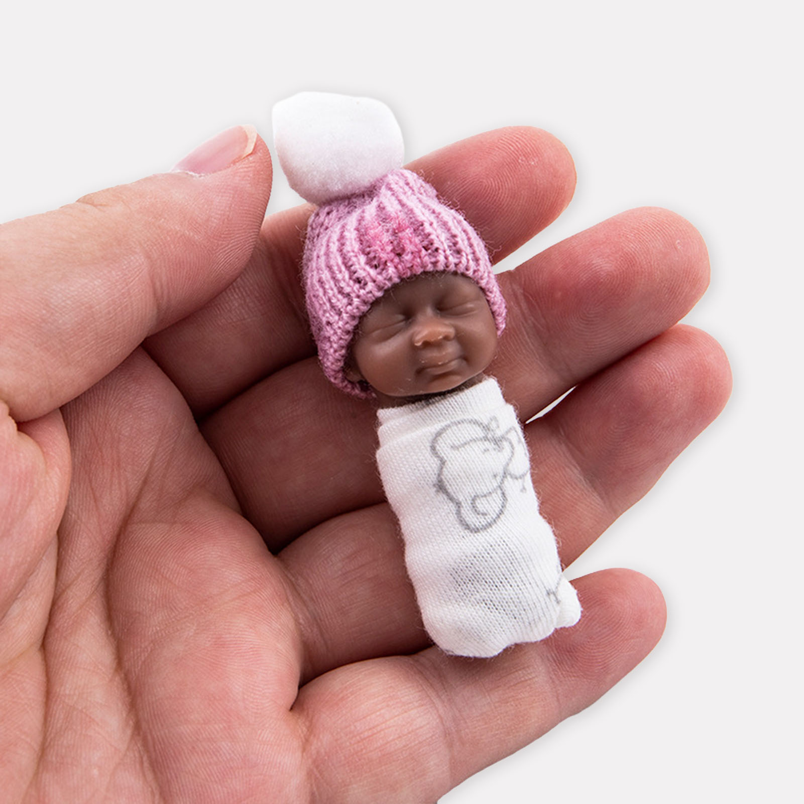 リボーンドール 7cm ミニチュア 可愛い眠っている赤ちゃん - Resin Art Baby のレビューと価格